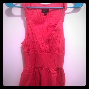 GUESS Coral Midi Knee Length Cotton Dress